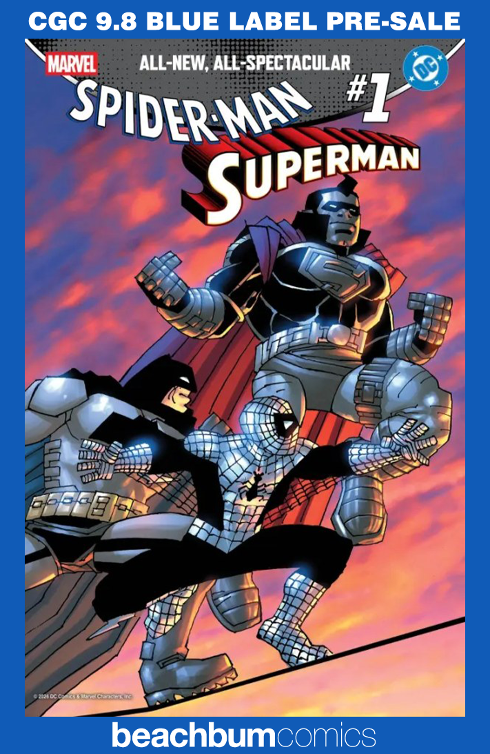 Marvel/DC: Spider-Man/Superman #1 Miller 1:50 Retailer Incentive Variant CGC 9.8