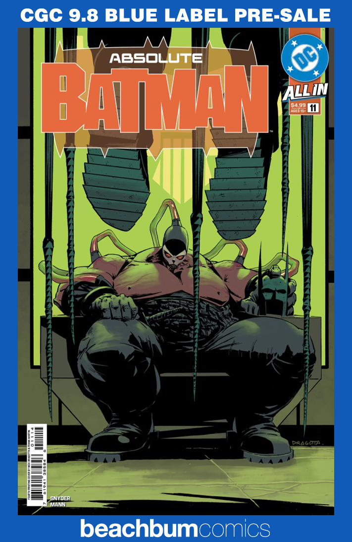 Absolute Batman #11 Fourth Printing CGC 9.8