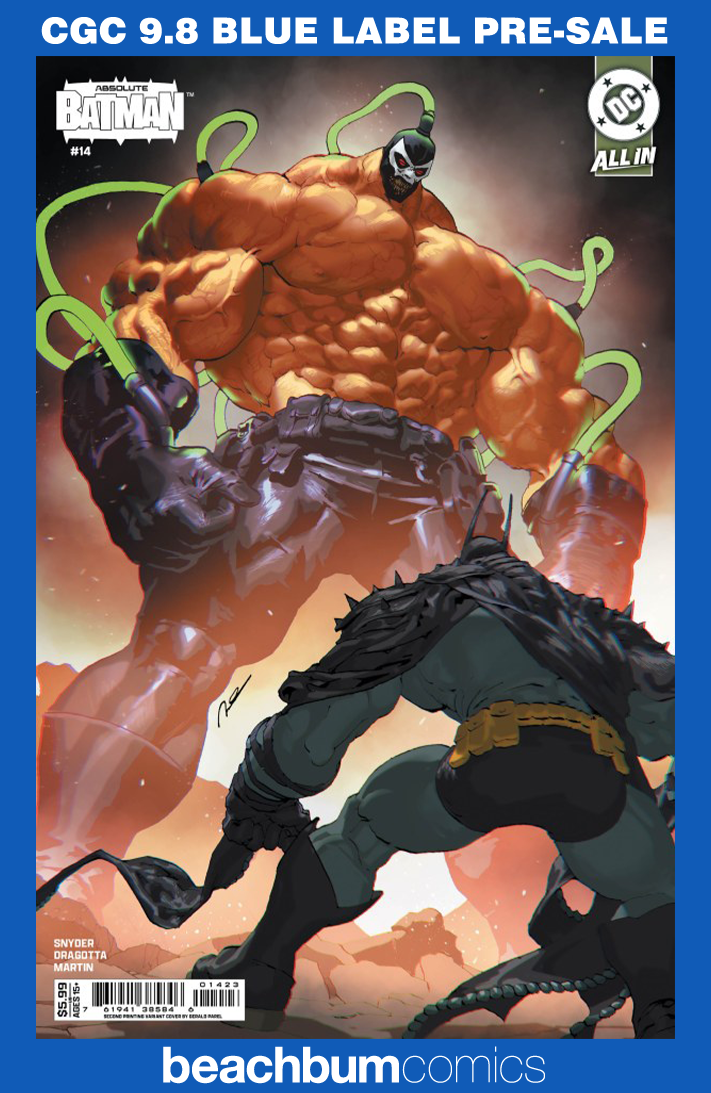 Absolute Batman #14 Second Printing Parel Variant CGC 9.8