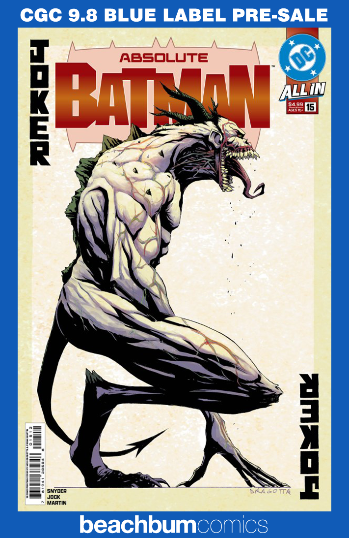 Absolute Batman #15 Second Printing CGC 9.8