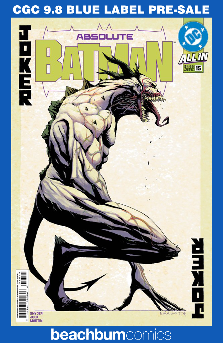 Absolute Batman #15 Fourth Printing CGC 9.8