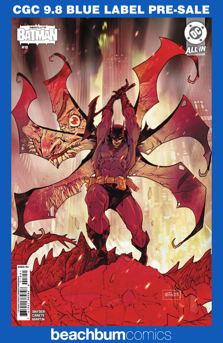 Absolute Batman #18 Di Giandomenico 1:25 Retailer Incentive Variant CGC 9.8