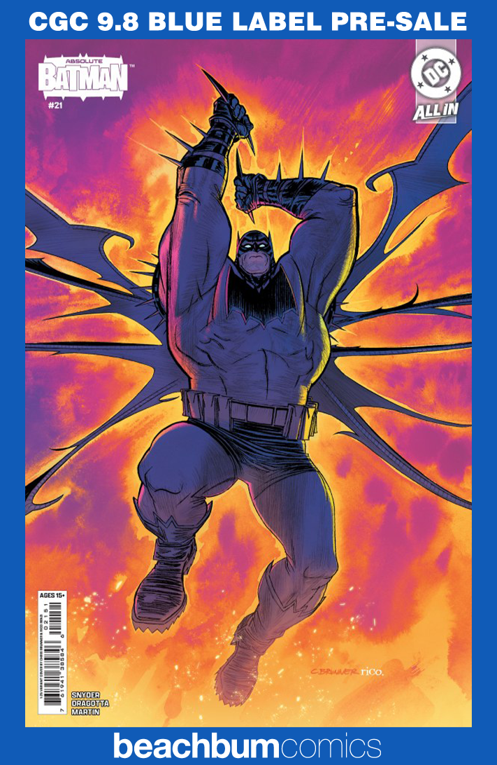 Absolute Batman #21 Bruner 1:25 Retailer Incentive Variant CGC 9.8