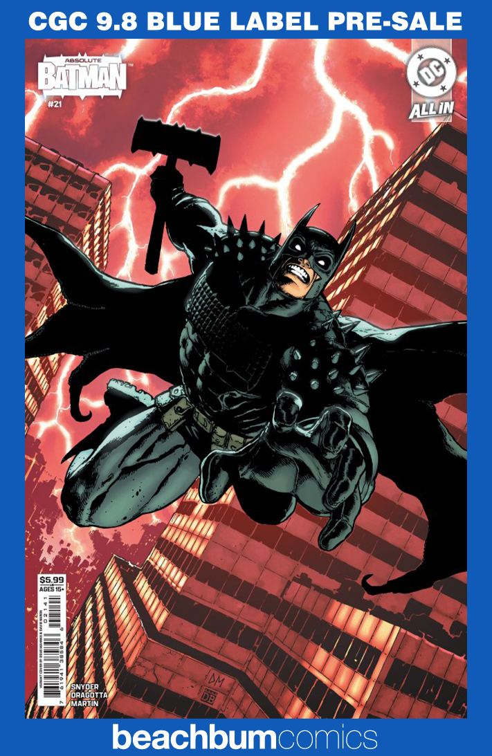 Absolute Batman #21 Mahnke Variant CGC 9.8