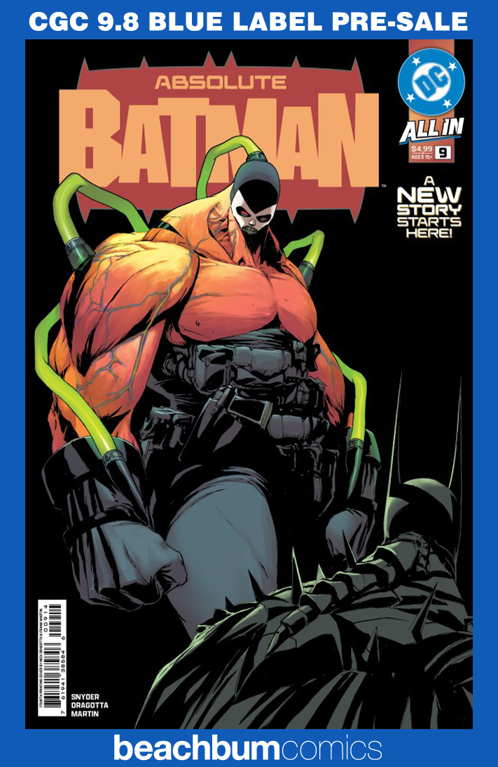 Absolute Batman #9 Fourth Printing CGC 9.8