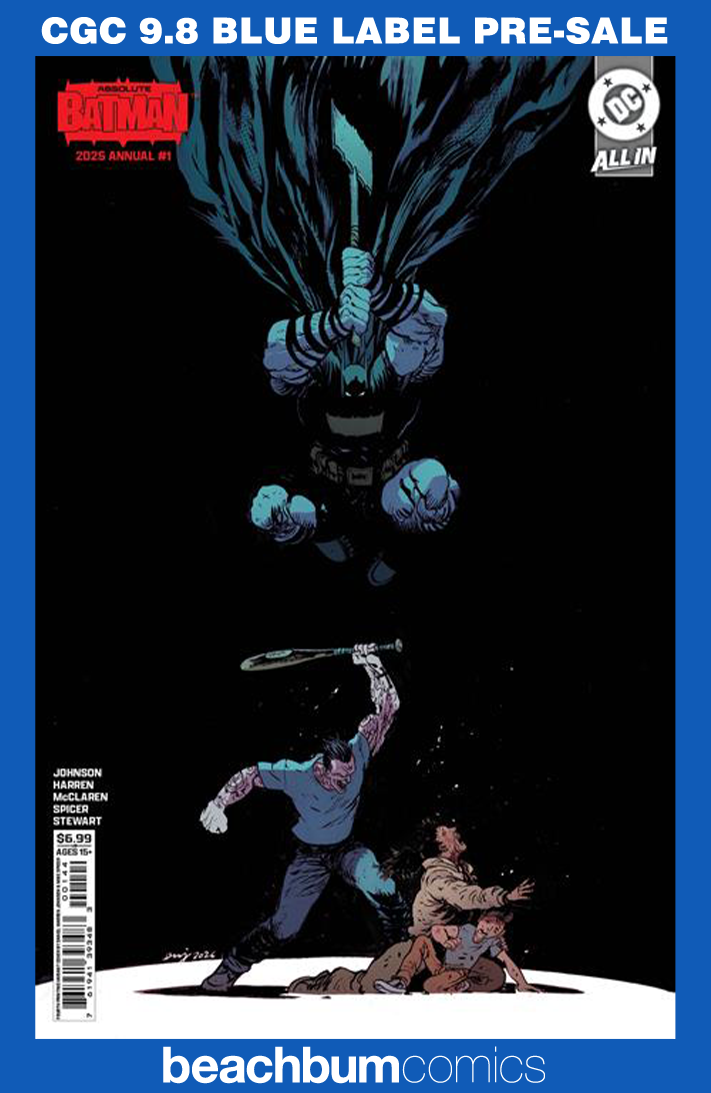 Absolute Batman Annual #1 Fourth Printing Johnson Variant CGC 9.8