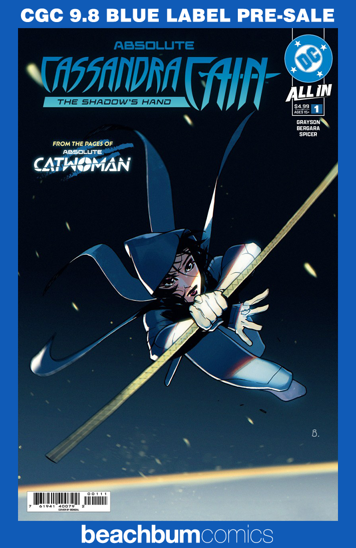 Absolute Cassandra Cain: The Shadow's Hand #1 CGC 9.8