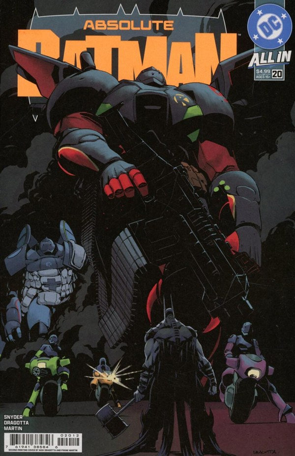 Absolute Batman #20 Second Printing Cover A Dragotta (6/3/26)