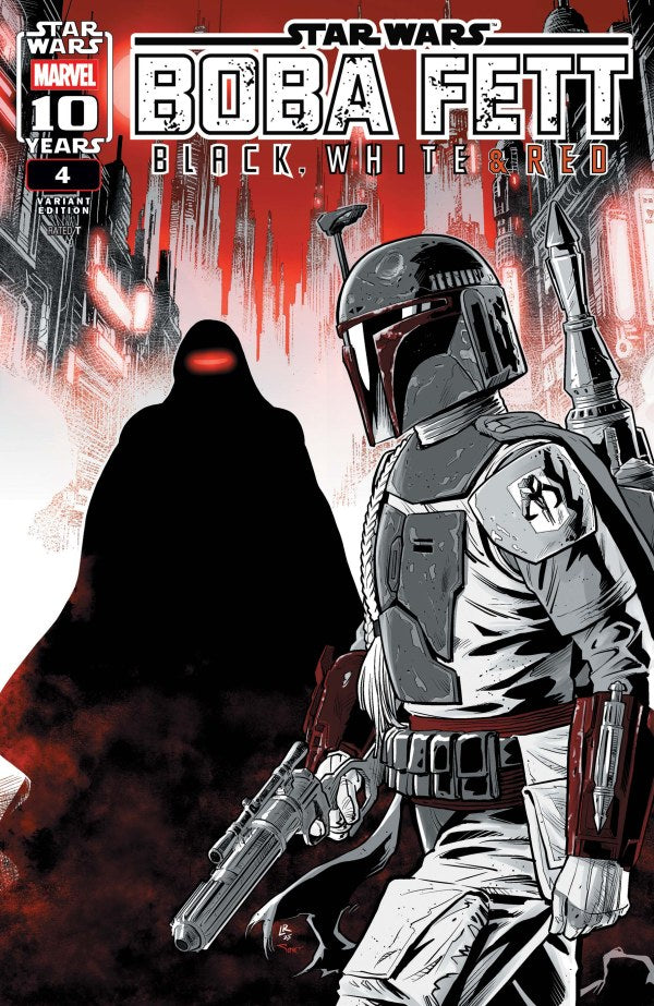 Star Wars: Boba Fett – Black, White & Red #4 Ross Variant (12/31/25)