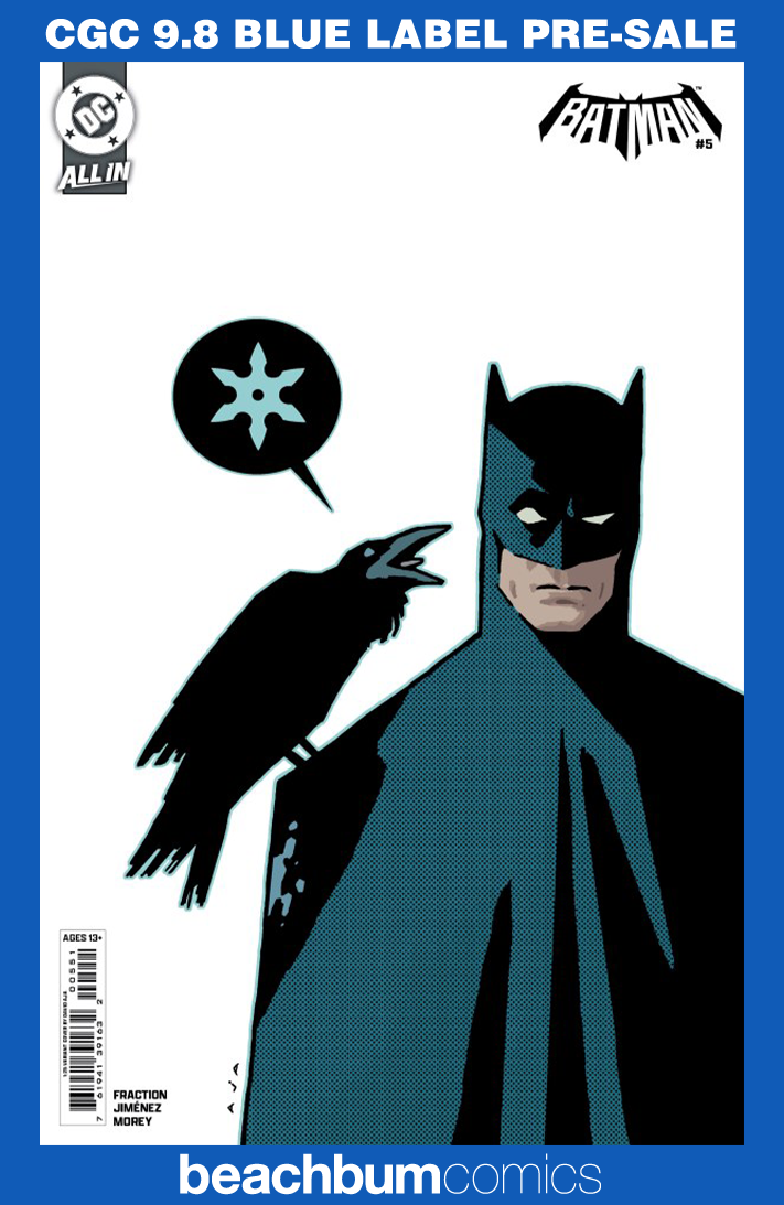 Batman #5 Aja 1:25 Retailer Incentive Variant CGC 9.8