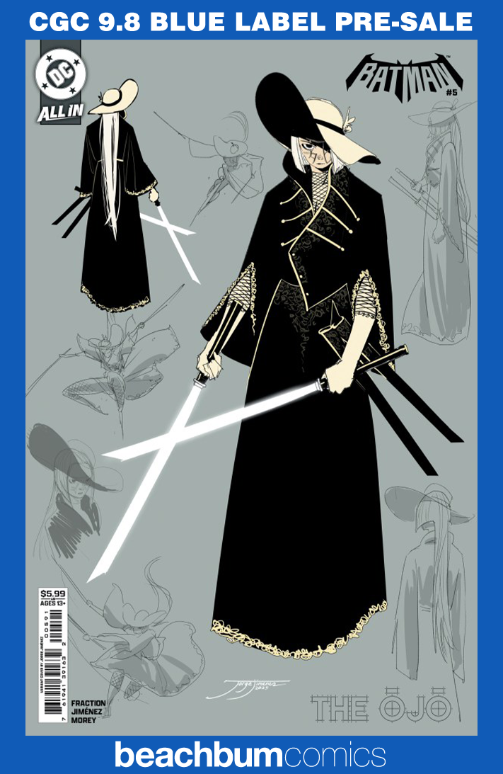 Batman #5 Jimenez Design Variant CGC 9.8