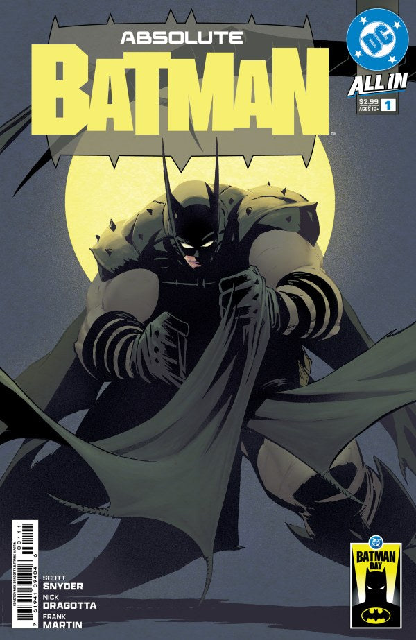Batman Day 2025: Absolute Batman #1 Cover A Dragotta (9/20/25)