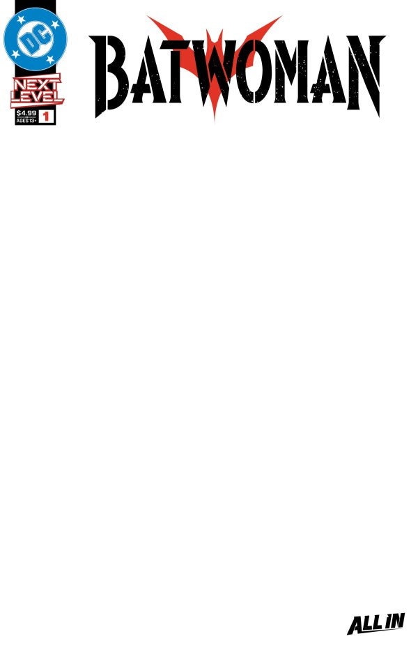 Batwoman #1 Cover F Blank Sketch Variant (3/18/26)