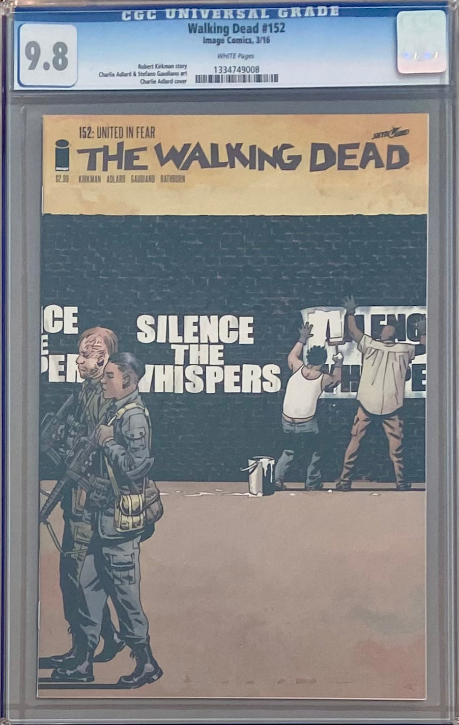 Walking Dead #152 CGC 9.8