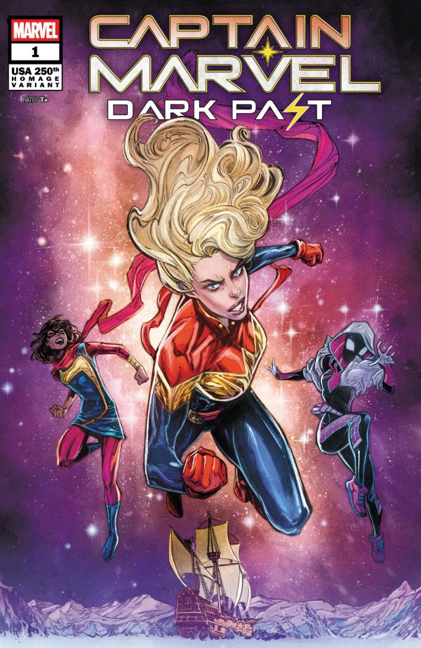 Captain Marvel: Dark Past #1 Jones 250th Homage Variant (4/1/26)