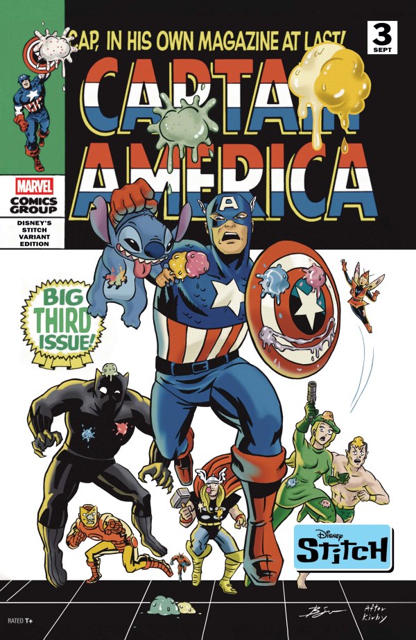 Captain America #3 Su Disney Stitch Variant