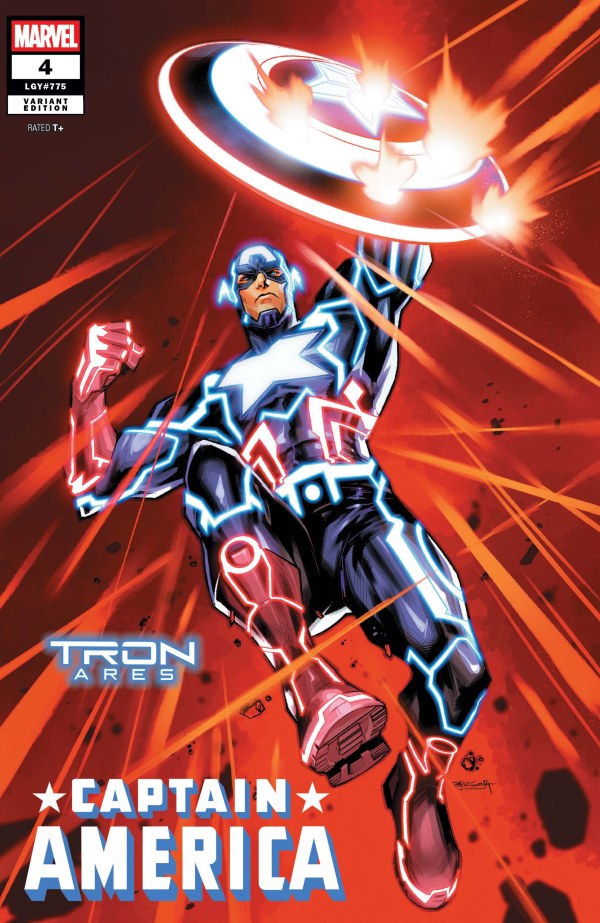 Captain America #4 Segovia Tron: Ares Variant
