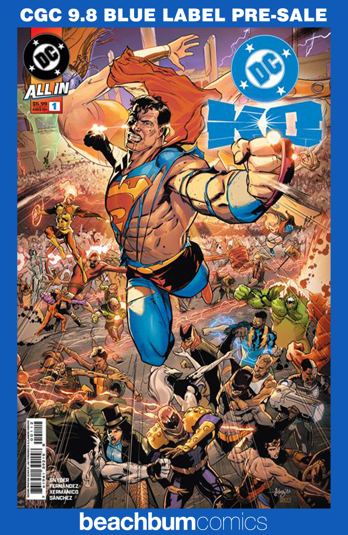 DC K.O. #1 Second Printing CGC 9.8