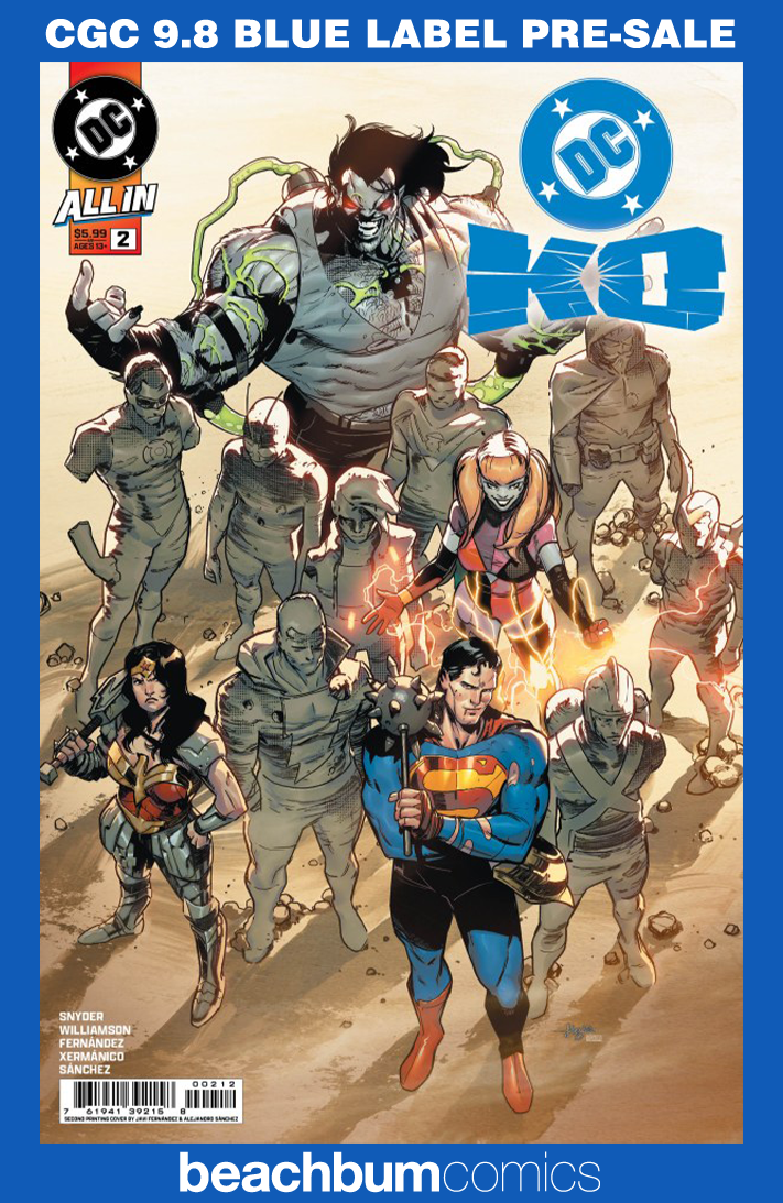 DC K.O. #2 Second Printing CGC 9.8