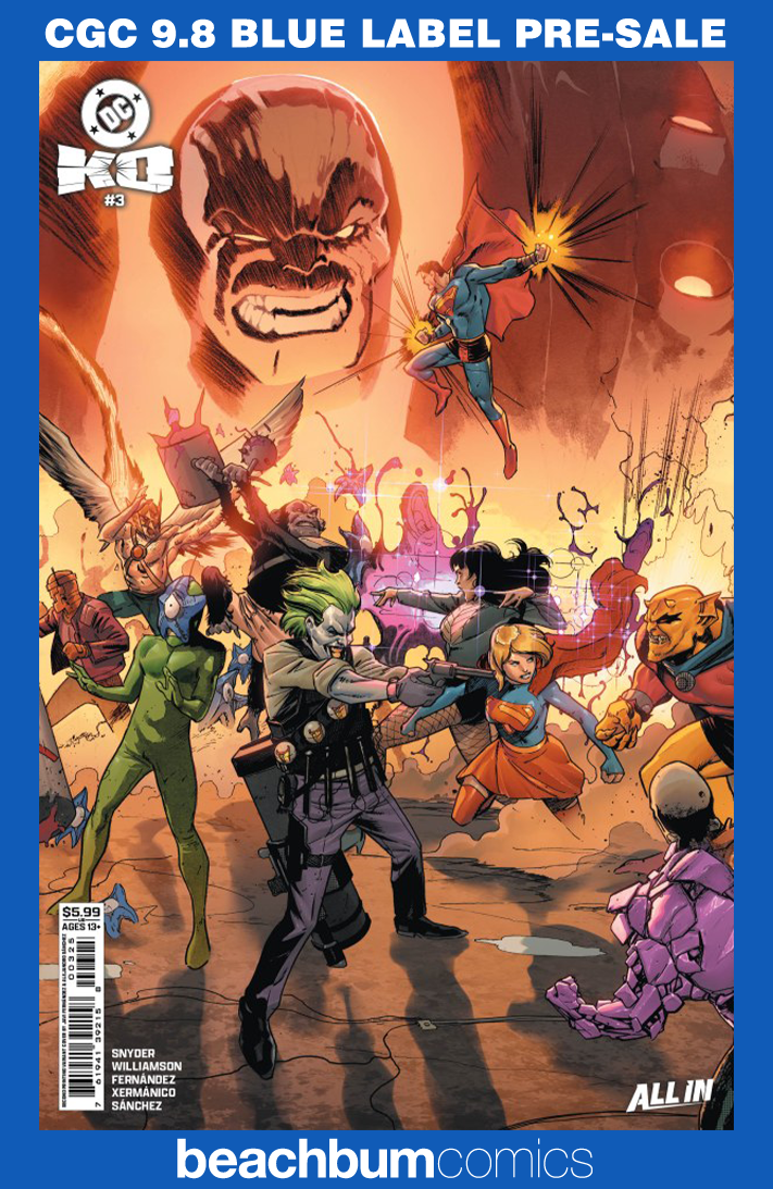 DC K.O. #3 Second Printing Fernandez Connecting Variant CGC 9.8