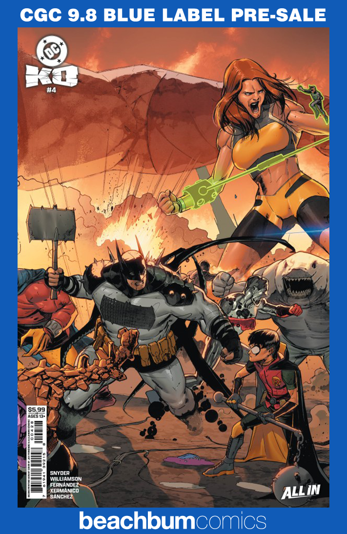 DC K.O. #4 Second Printing Fernandez Connecting Variant CGC 9.8