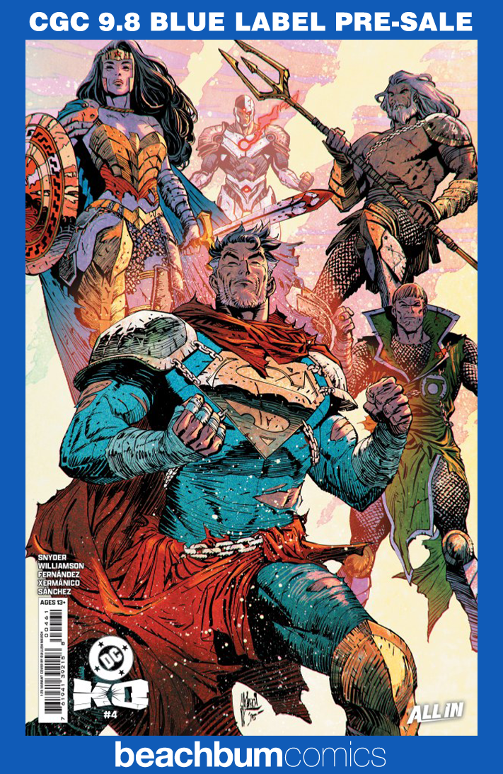 DC K.O. #4 March 1:25 Retailer Incentive Variant CGC 9.8