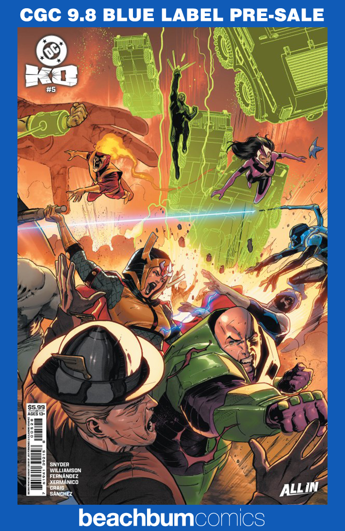 DC K.O. #5 Second Printing Fernandez Connecting Variant CGC 9.8