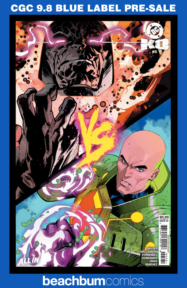 DC K.O. #5 Mora Bracket Variant CGC 9.8