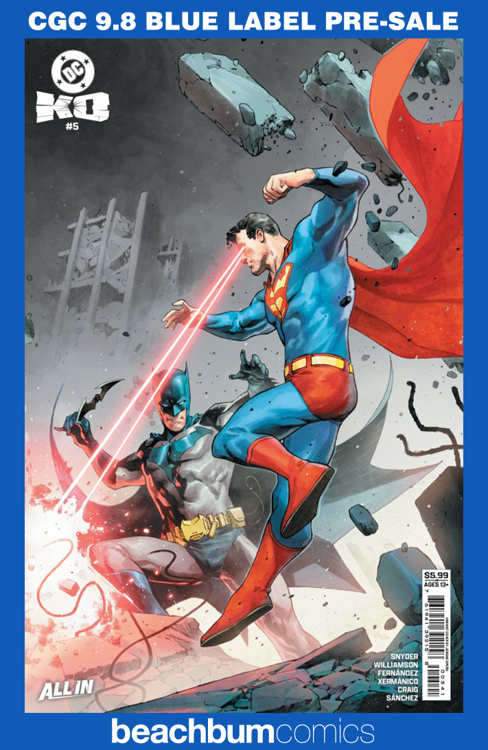 DC K.O. #5 Opena Variant CGC 9.8