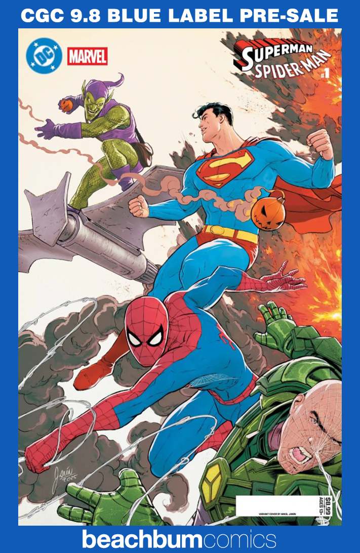 DC/Marvel: Superman/Spider-Man #1  - Cover J - Janin Variant CGC 9.8