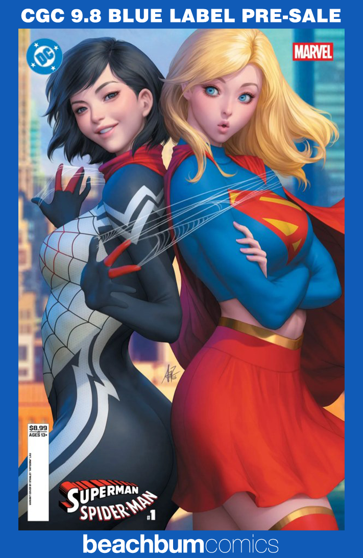 DC/Marvel: Superman/Spider-Man #1  - Cover M - Artgerm Variant CGC 9.8