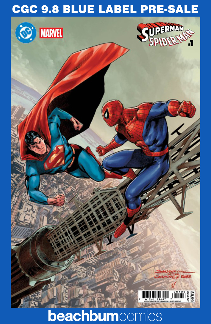 DC/Marvel: Superman/Spider-Man #1  - Cover S - Sandoval Variant CGC 9.8
