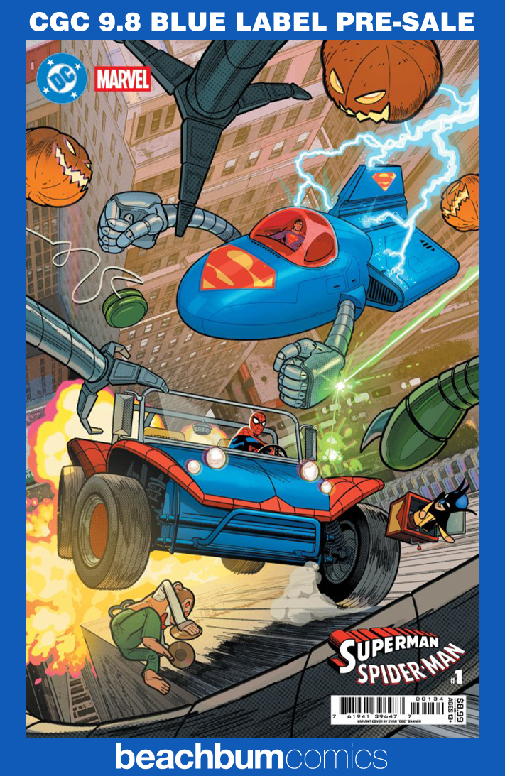 DC/Marvel: Superman/Spider-Man #1  - Cover T - Shaner Variant CGC 9.8