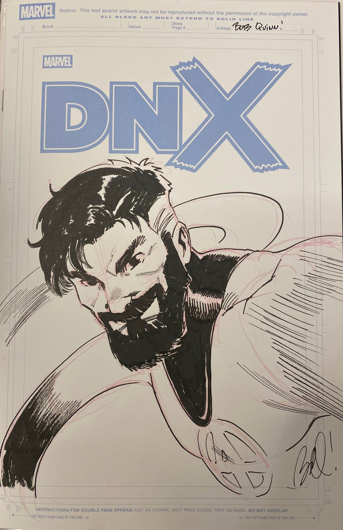 DNX #1 Bob Quinn Mr. Fantastic Original Blank Sketch Blind Bag Variant (9/16/26)