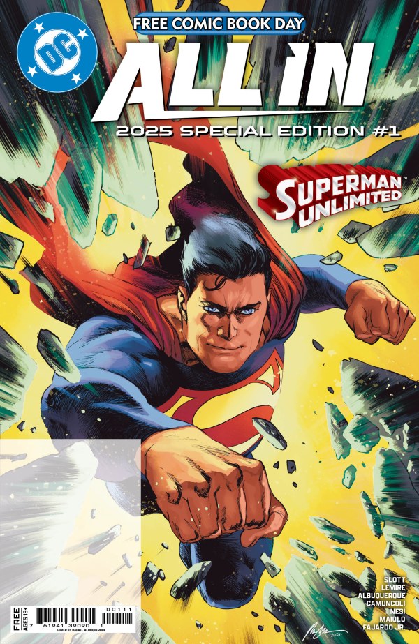 Free Comic Book Day 2025: DC All In Special Edition #1 Cover A Albuquerque (4/30/25)