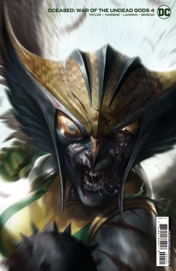 DCeased: War of the Undead Gods #4 Mattina 1:25 Retailer Incentive Variant