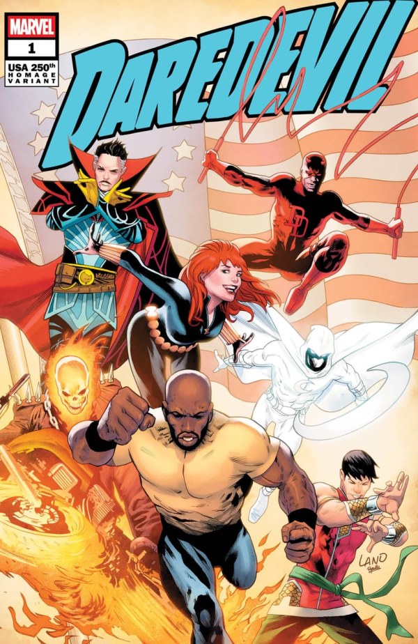 Daredevil #1 Land 250th Homage Variant (4/1/26)
