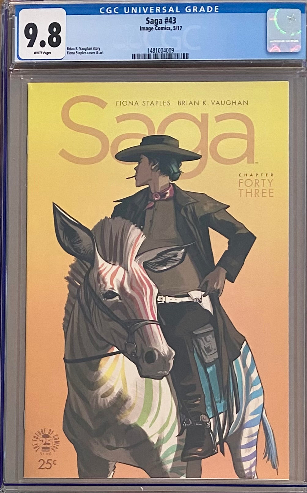 Saga #43 CGC 9.8