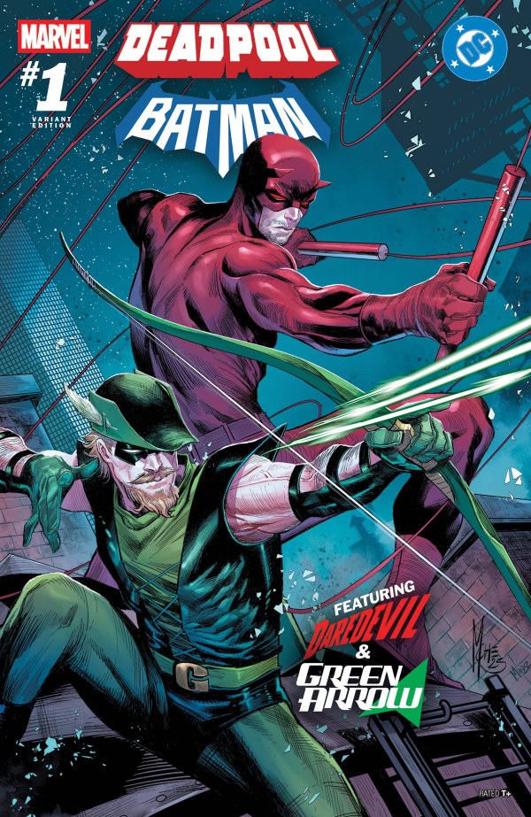 Marvel/DC: Deadpool/Batman #1 Checchetto Variant