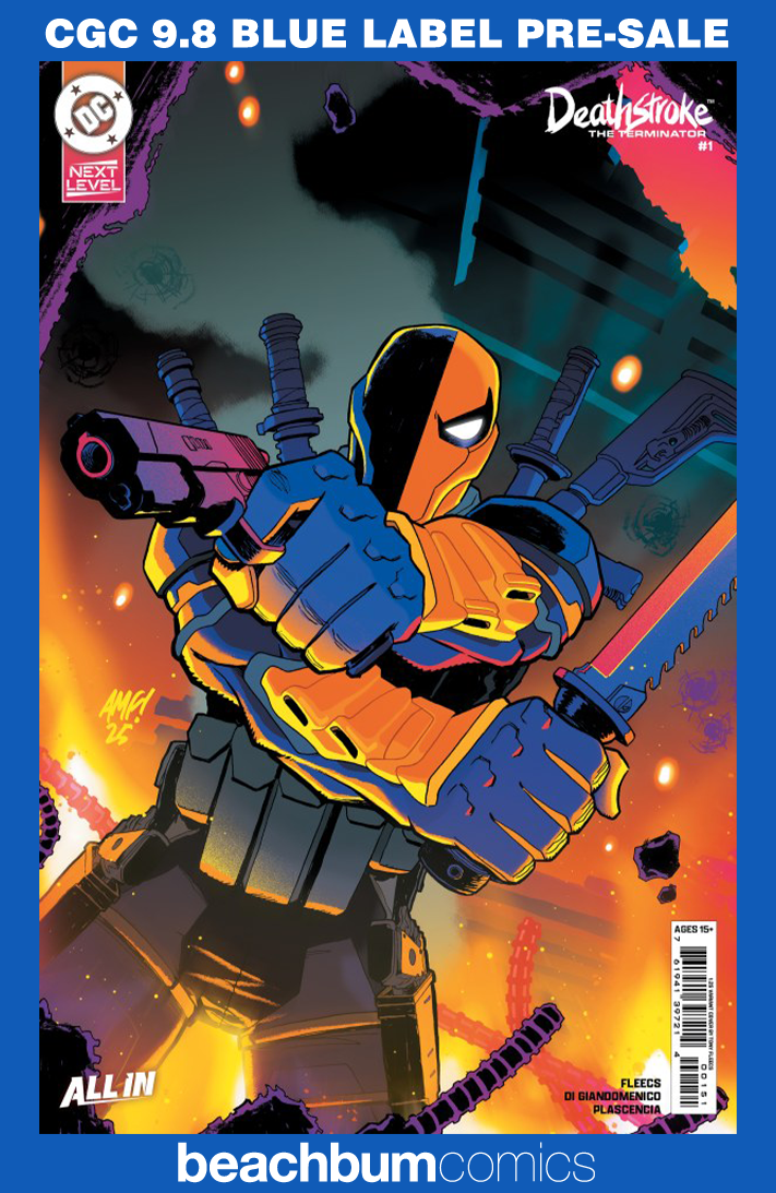 Deathstroke: The Terminator #1 Fleecs 1:25 Retailer Incentive Variant CGC 9.8