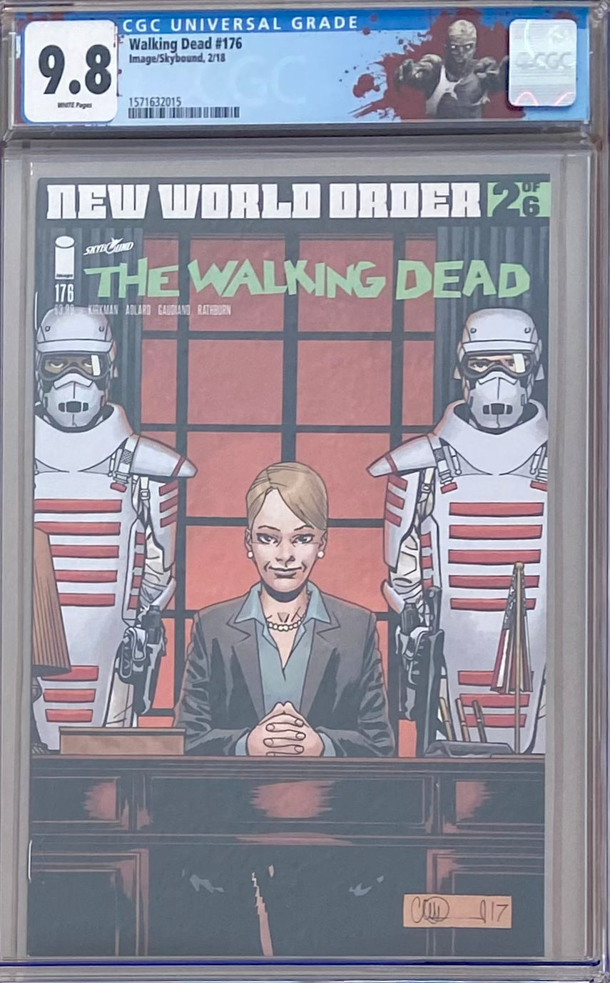 Walking Dead #176 CGC 9.8 - Walker Custom Label
