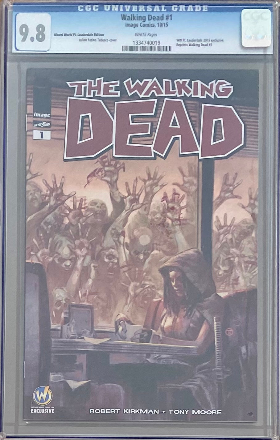Walking Dead #1 Wizard World Ft. Lauderdale Edition Variant CGC 9.8