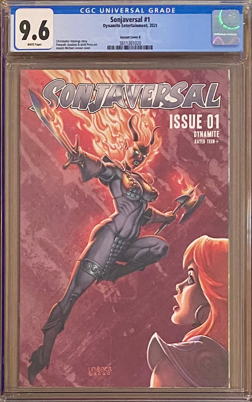 Sonjaversal #1 Variant Cover B CGC 9.6