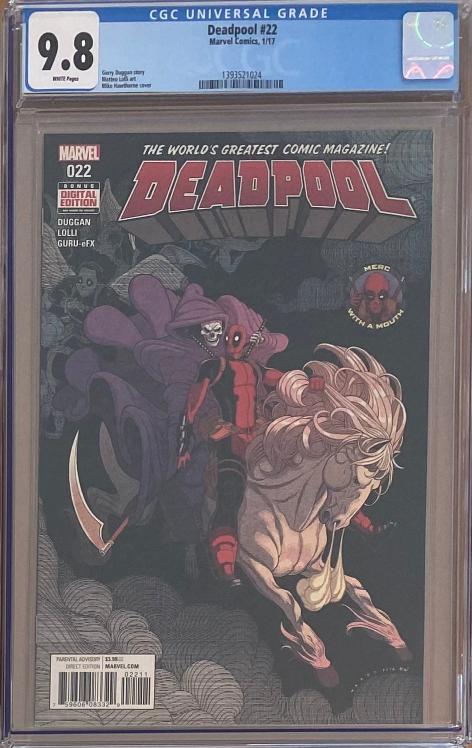 Deadpool #22 CGC 9.8