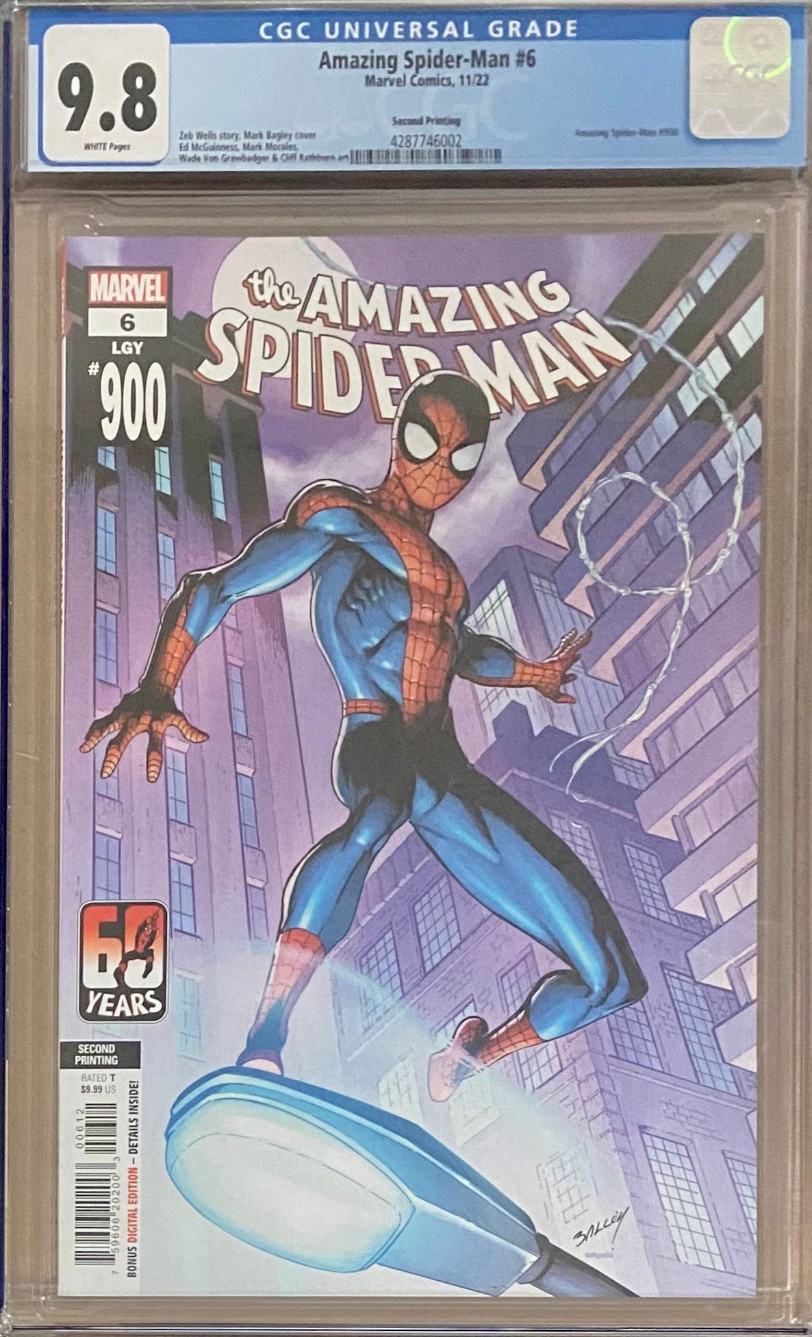 Amazing Spider-Man #6 (#900) Second Printing CGC 9.8