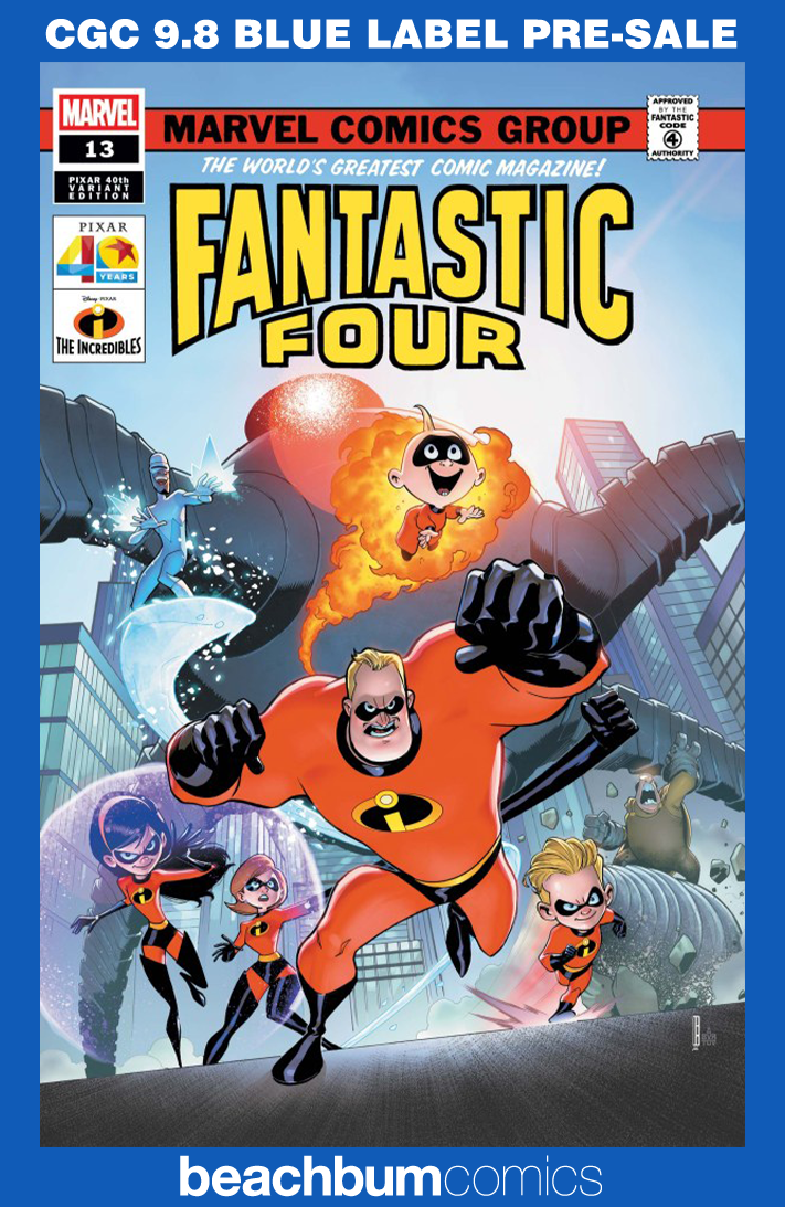 Fantastic Four #13 Baldeon Pixar 40th Variant CGC 9.8