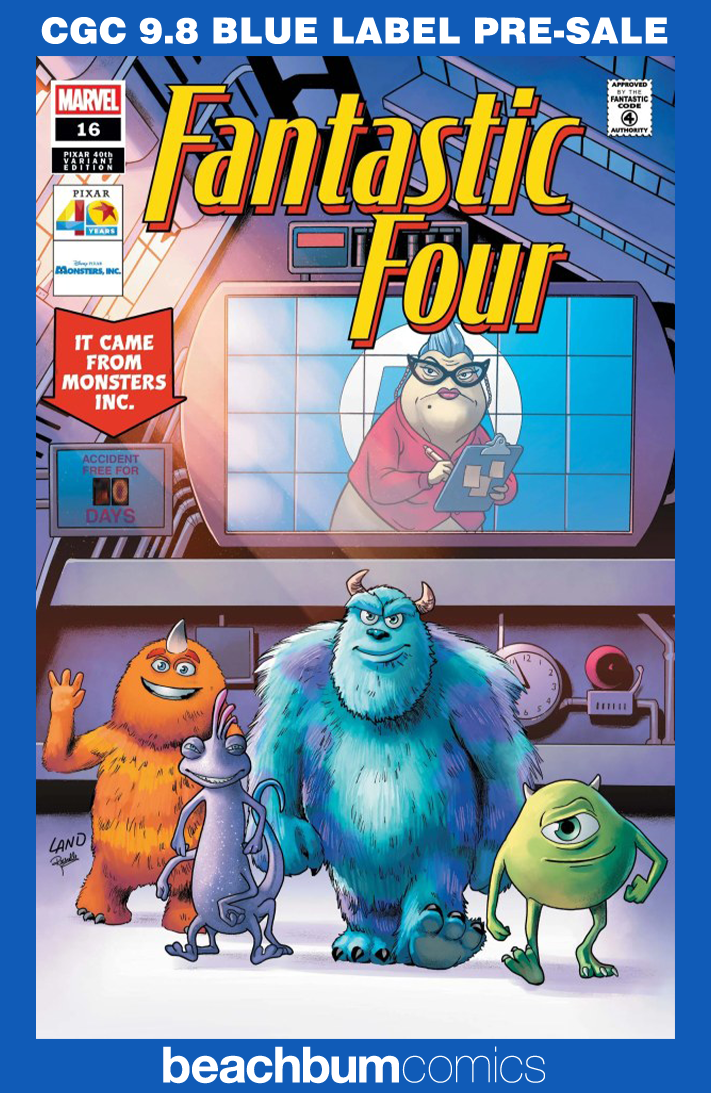 Fantastic Four #16 Land Pixar 40th Variant CGC 9.8