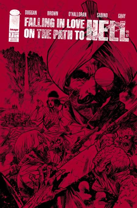 Falling in Lover on the Path to Hell #2 Second Printing Cover A Brown (10/2/24)
