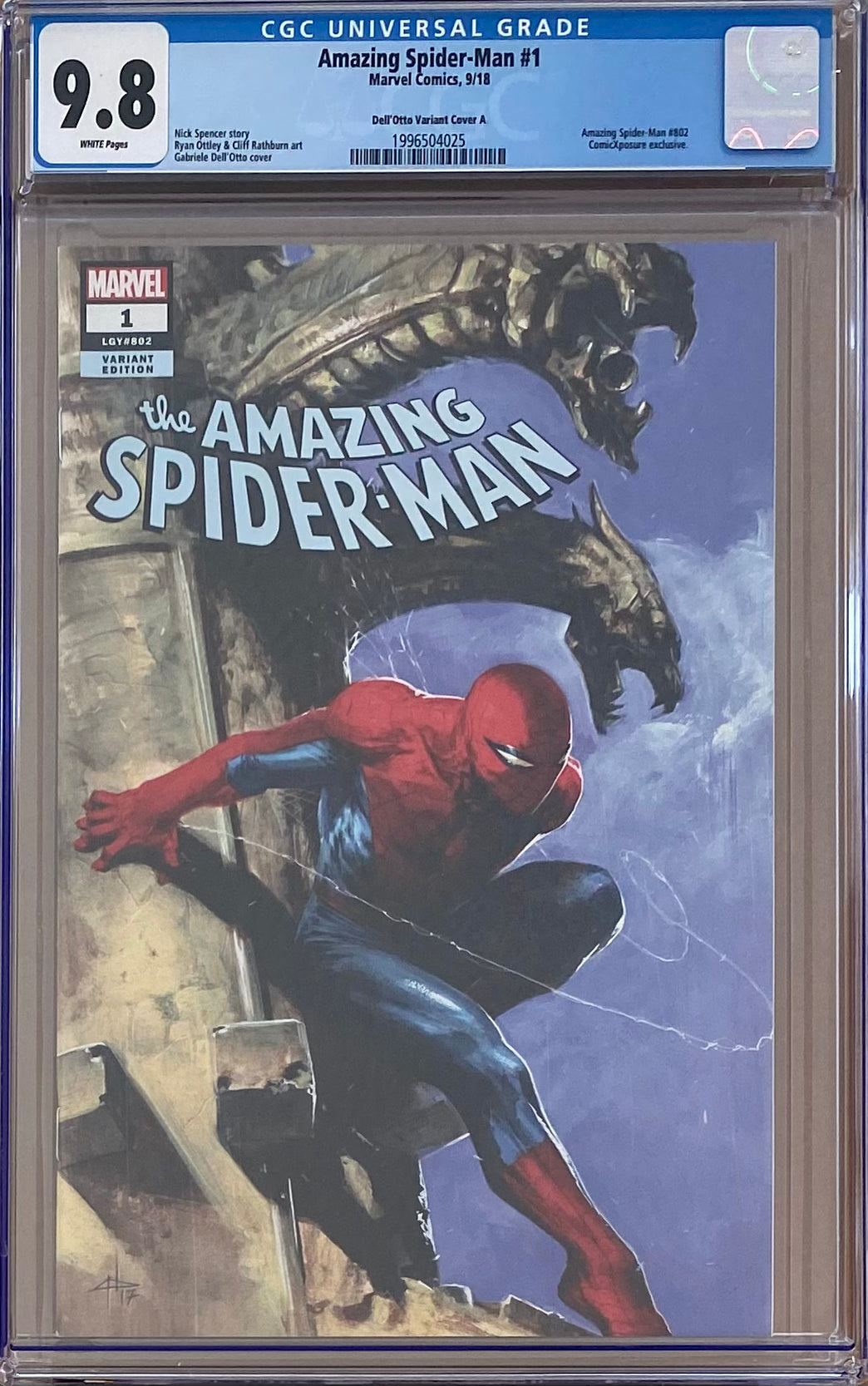 Amazing Spider-Man #1 ComicXposure/Dell'Otto Variant A CGC 9.8