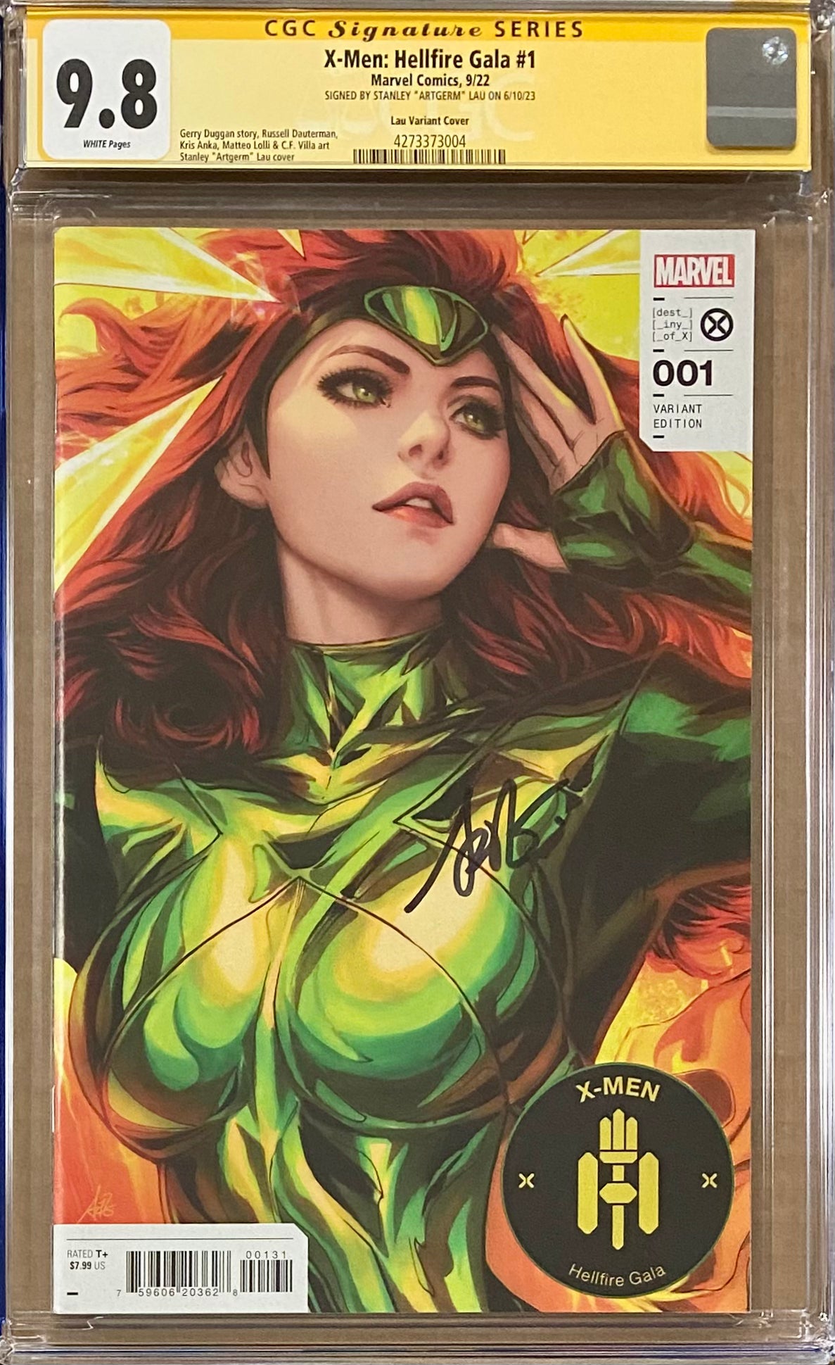 X-Men: Hellfire Gala #1 Artgerm Variant CGC 9.8 SS